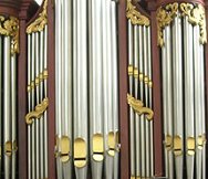 church organ front. VOC virtual ortans sound like the real thing